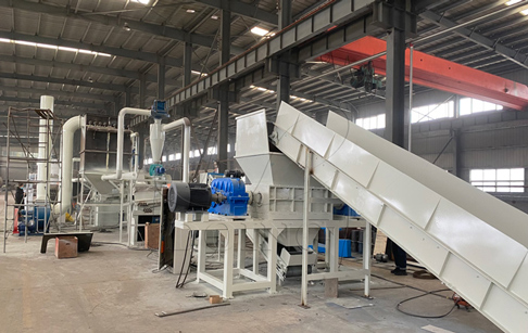 Aluminum plastic medical blister pack recycling machine was installed in Egypt successfully