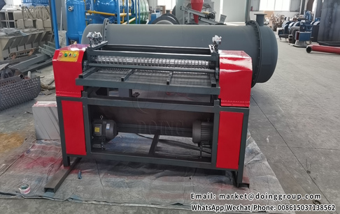 Small aluminum copper radiator separator machine