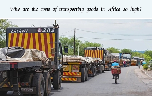 Why are the costs of transporting goods in Africa so high?