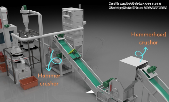 e-waste recycling machine