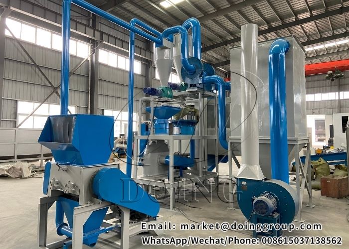 acp aluminum recycling process machine