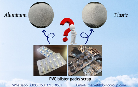 How to start the business for extraction of aluminum and plastic from pvc blister pack scrap?