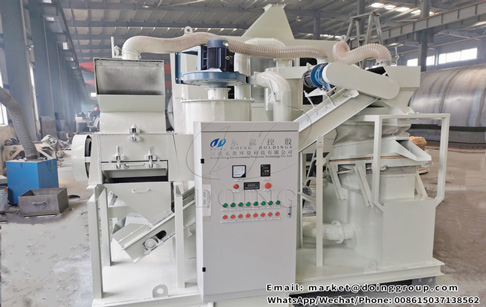 Cable wire recycling granulator machine project in Guangdong, China