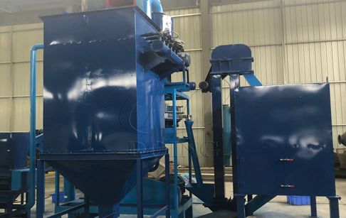 Waste aluminum plastic recycling equipment