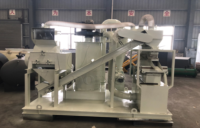 Copper cable separation recycling machine