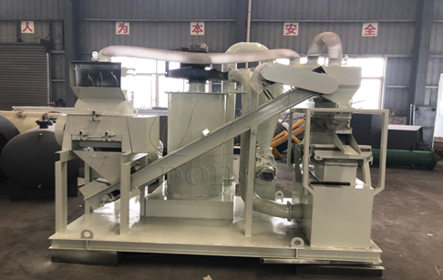 Copper wire granulator machine project is put into production in Hunan, China