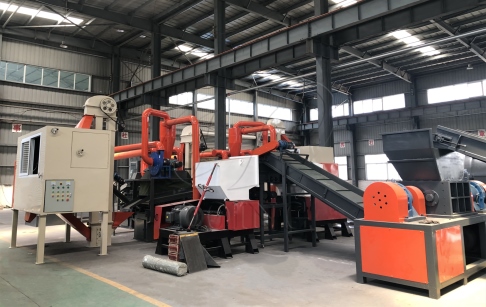 Copper wire shredder and granulation system