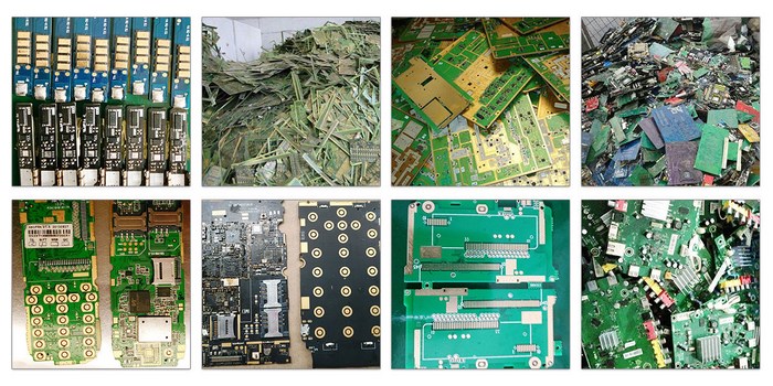 old circuit boards recycling machine