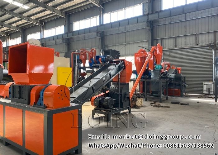 large waste radiators recycling machine