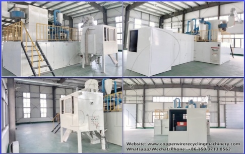 E waste recycling machine was successfully installed in Xinxiang, China
