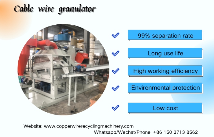 copper wire granulator machine