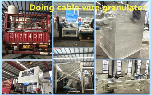 500-600kg/h wire granulator purchased by regular customer was delivered from Doing factory to Yunnan, China