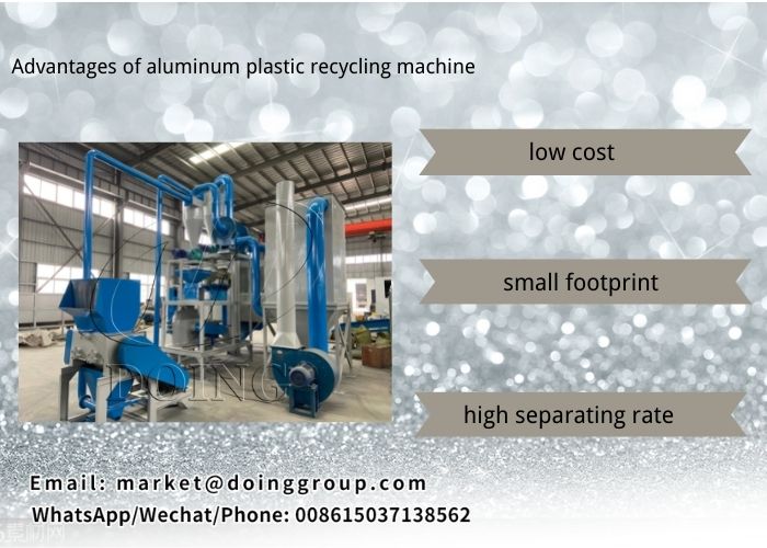 aluminum plastic foil recycling machine