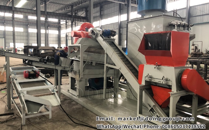 scrap cable wire recycling machine