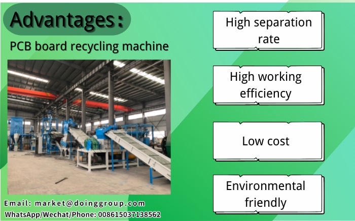 PCB crushing and separating machine