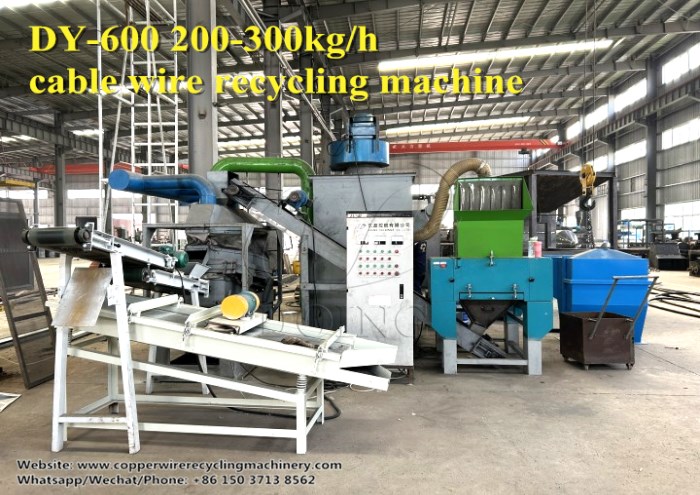 scrap copper wire cable granulator machine