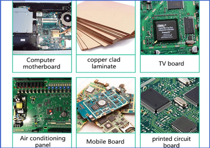 PCB recycling plant