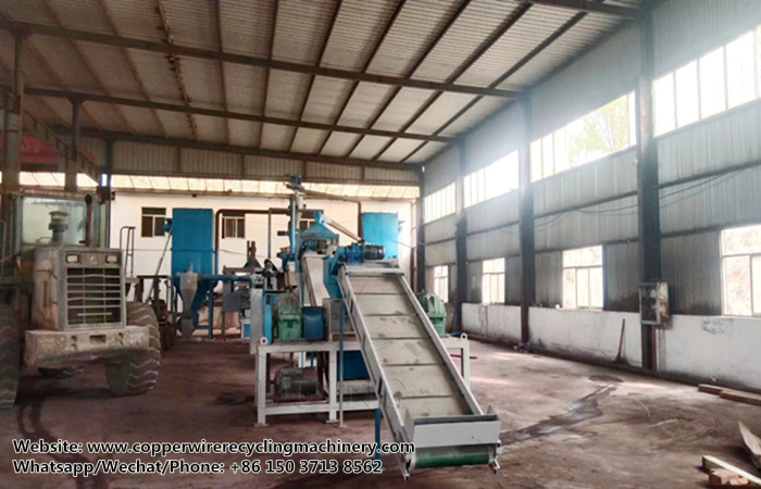 e-waste circuit board recycling machine installation