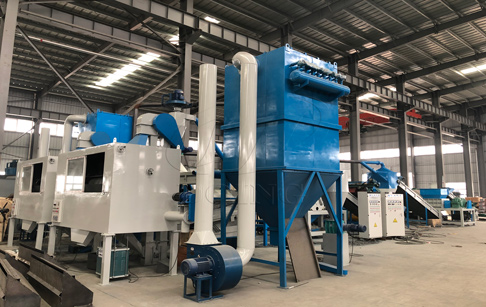 One set of 1t/h e-waste circuit board recycling machine was installed in Yunnan Province, China