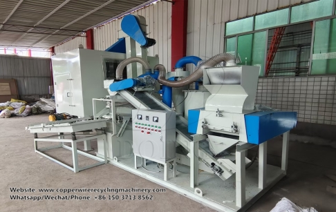 Working video of copper wire granulator machine in Chongqing of China