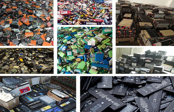 Waste lithium batteries