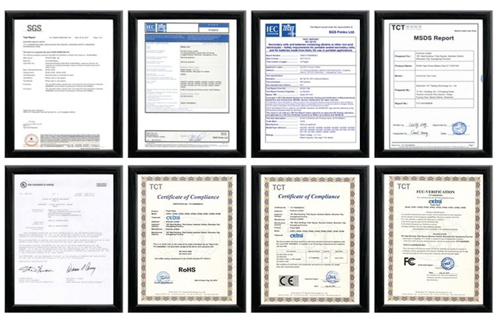 Permissions and certifications of lithium battery recycling