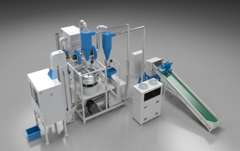 Aluminum plastic sorting machine