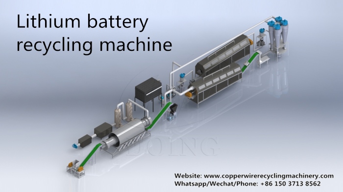 lithium ion battery recycling plant