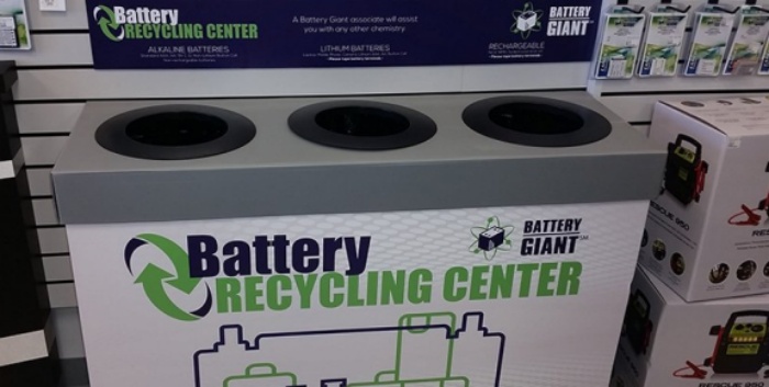 lithium battery recycling center