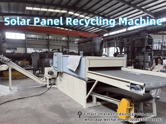 solar panel recycling machine