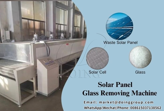 solar panel recycling machine