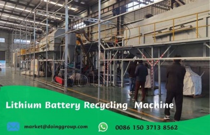 Lithium battery recycling machine