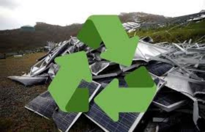 Solar panel recycling