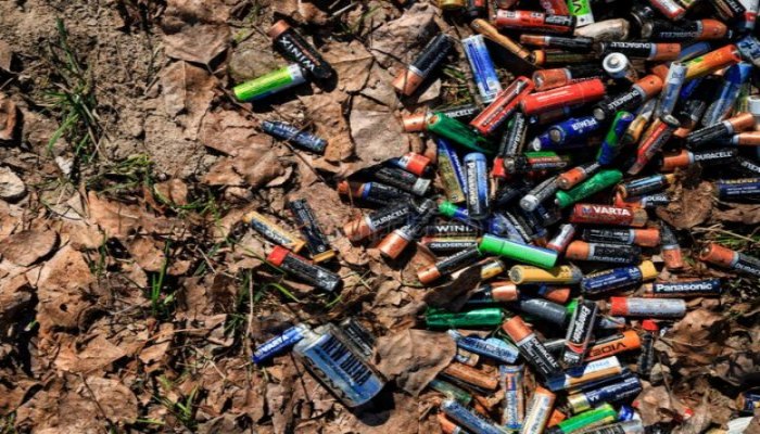 Hazards of waste lithium batteries