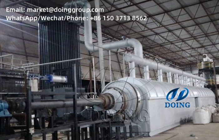 continuous carbonization machine