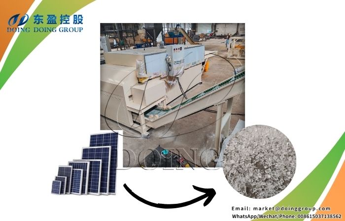 Glass removing machine