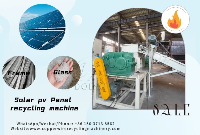 solar panel recycling machine