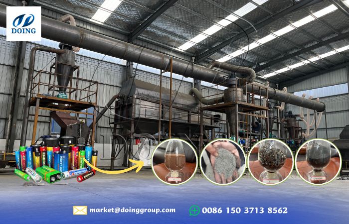 Lithium battery recycling machine