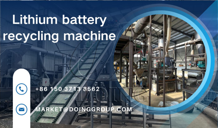 soft pack battery recycling machine