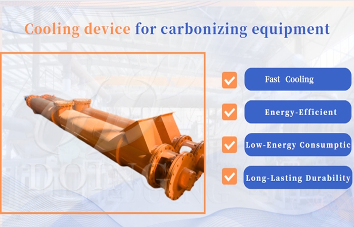 cooling machine for making charcoal
