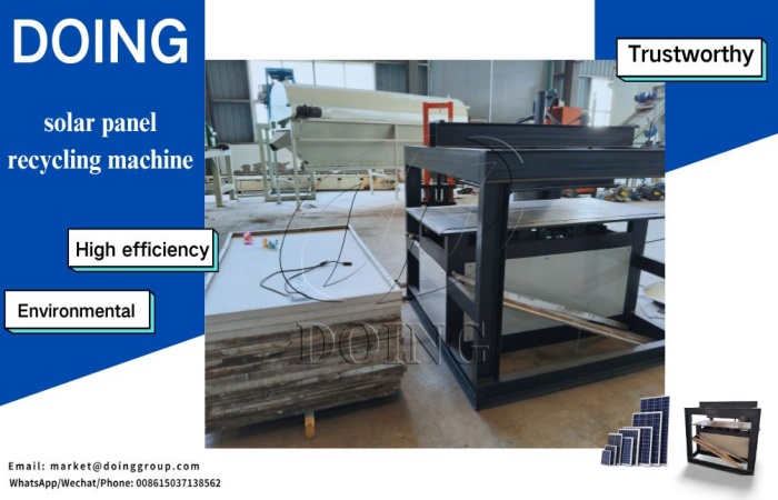 solar panel recycling equipment for sale in India
