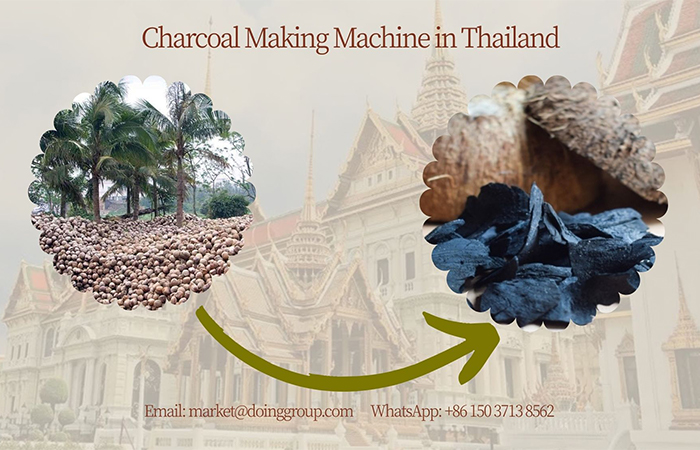 charcoal making plant