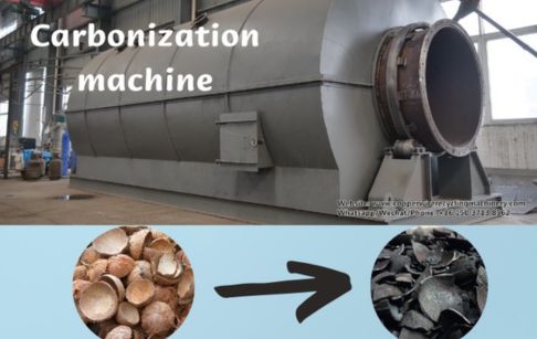 Coconut shell charcoal making machine