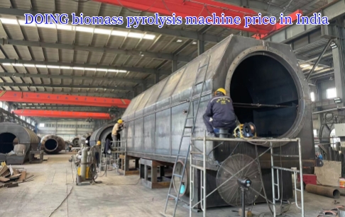 DOING biomass pyrolysis machine price in India
