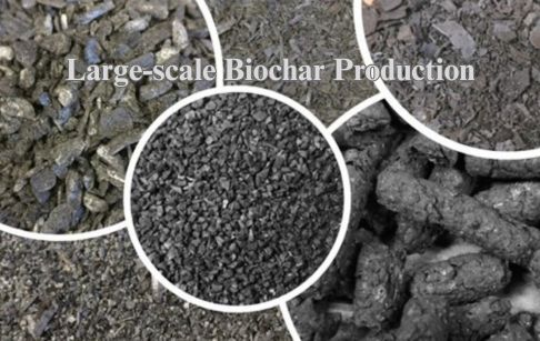 How to make large amounts of biochar?