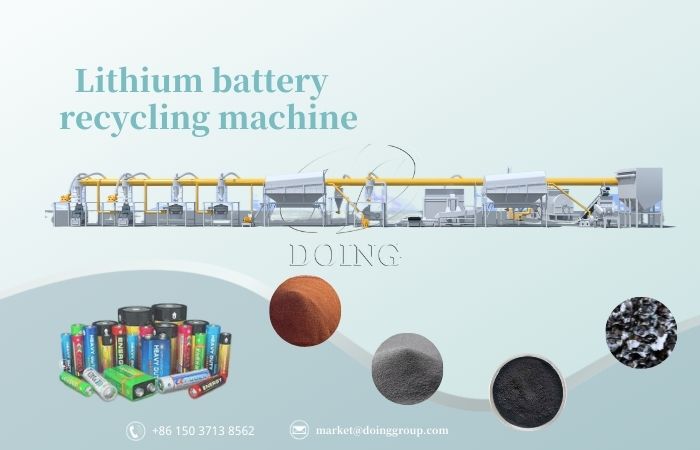 Lithium battery recycling equipment