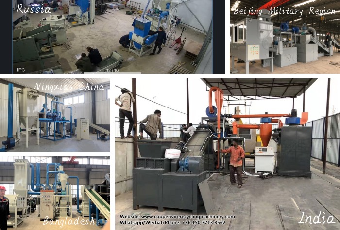 DOING PCB recycling machine electronic waste recycling project case PCB recycling machine project case