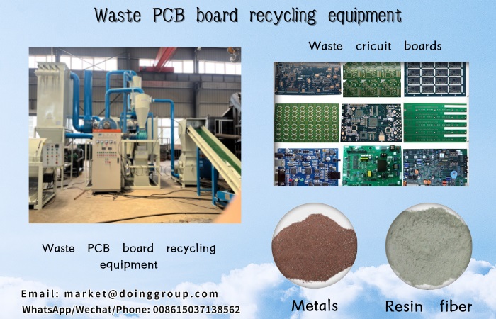 PCB recycling machine for Zambia