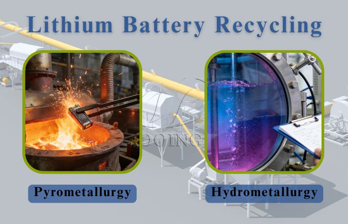 lithium-ion battery recycling methods