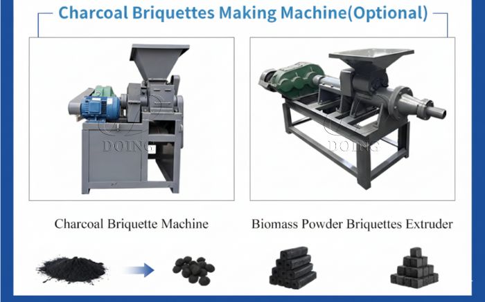 charcoal briquetting making machine